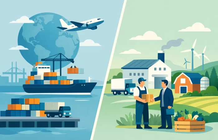 Direct Importing Versus Local Sourcing for Trade